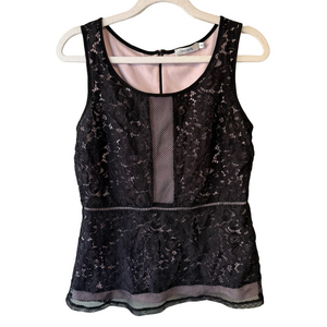 Ricki's Black Lace Tank Top